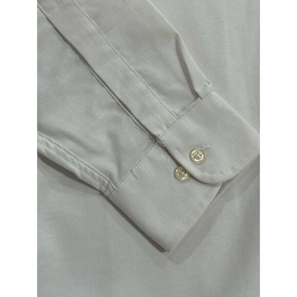 Virginia Tech Hokies Shirt Van Heusen White Oxford Mens Sz Large 16-16.5 (37) - Picture 5 of 8